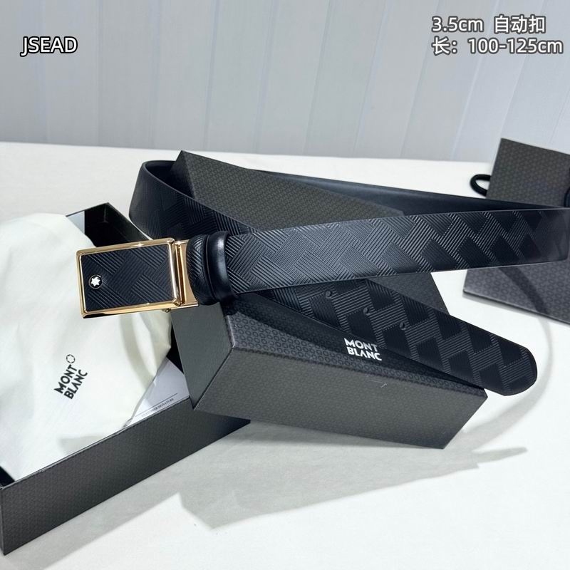 Montblanc belt 35mm（自动扣）X100-125cm 8L92